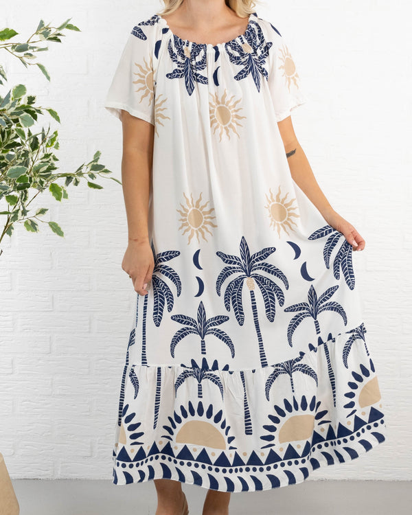Sanne kjole, Navy