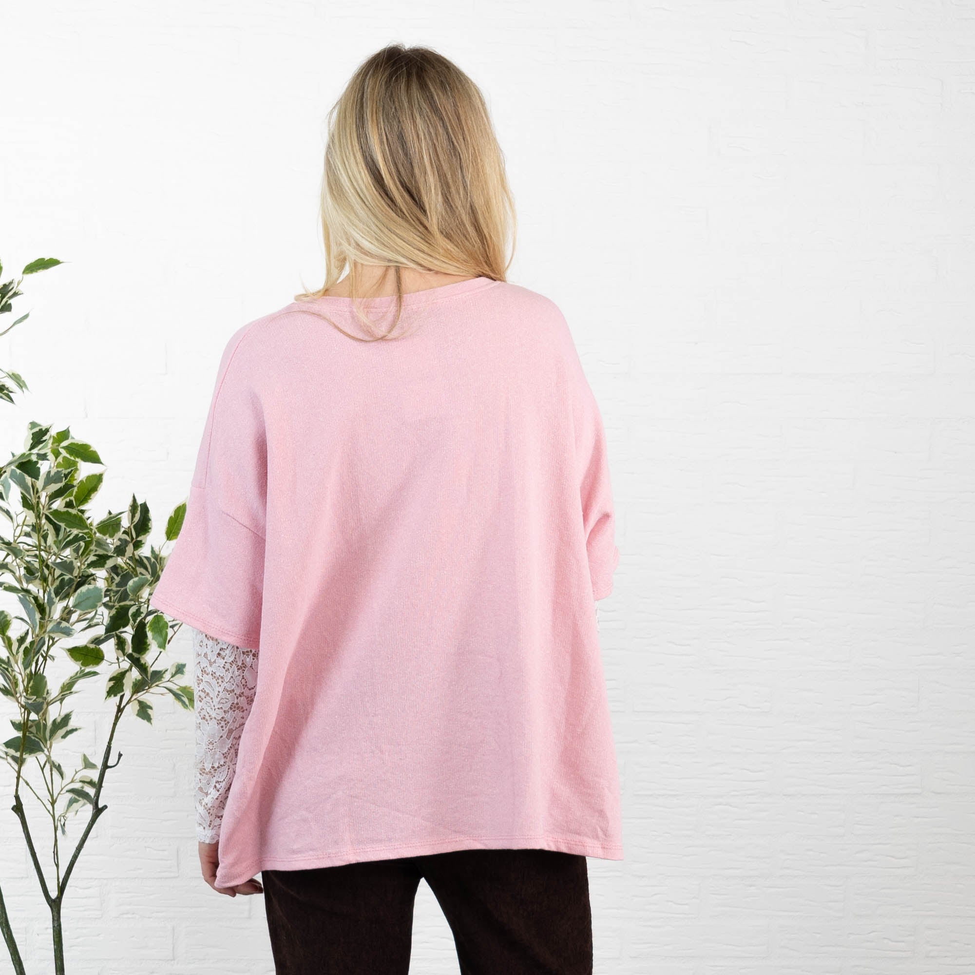 London sweatshirt, Lyserød