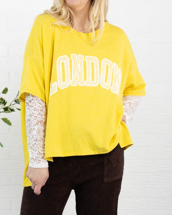 London sweatshirt, Gul