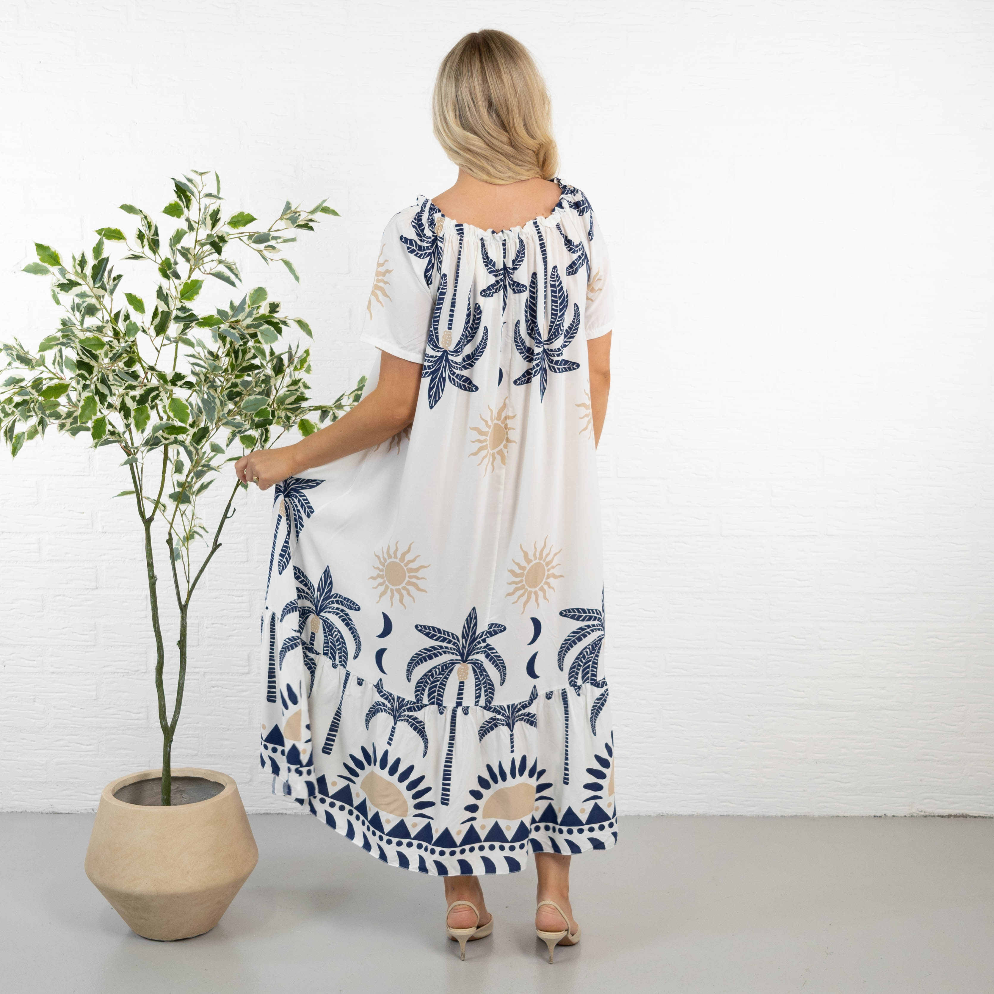 Sanne kjole, Navy