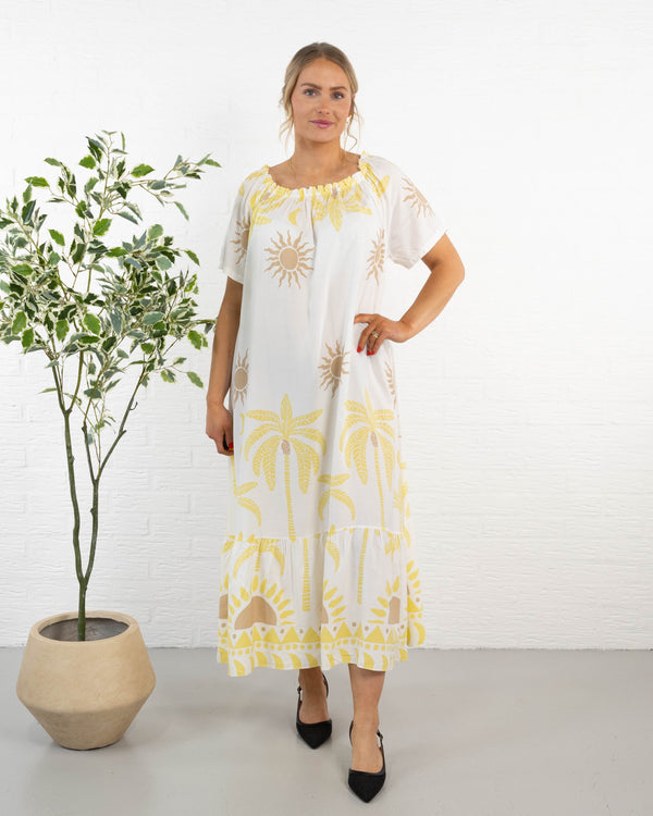 Sanne kjole, Gul
