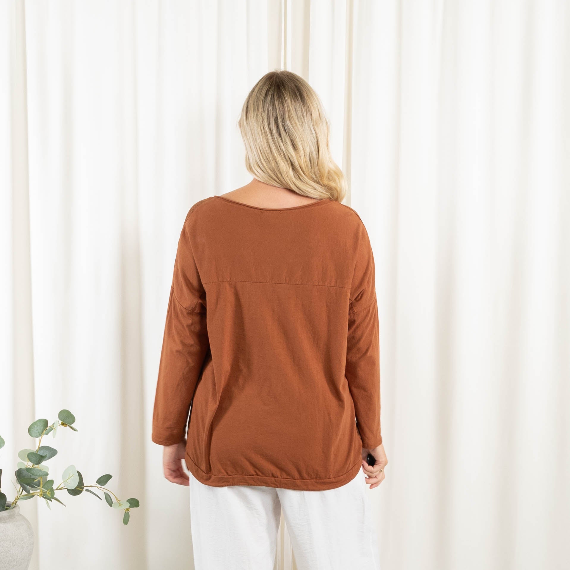 Shelby t-shirt, Terracotta
