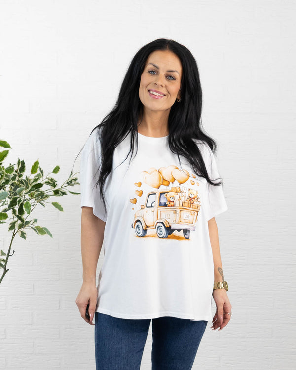 Jayla t-shirt, Taupe