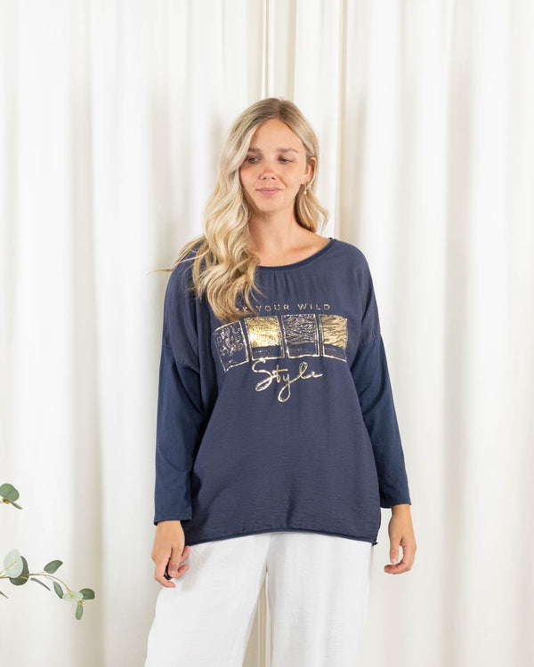 Blake t-shirt, Navy