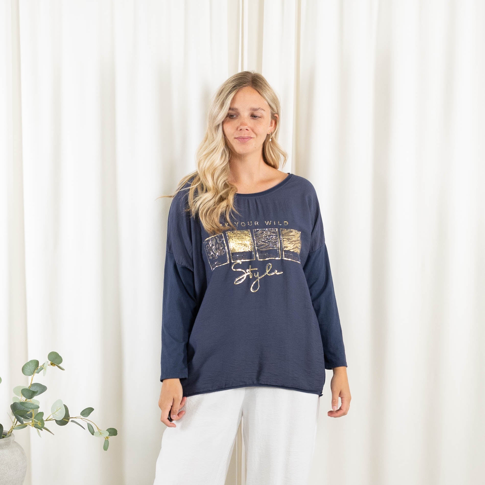 Blake t-shirt, Navy