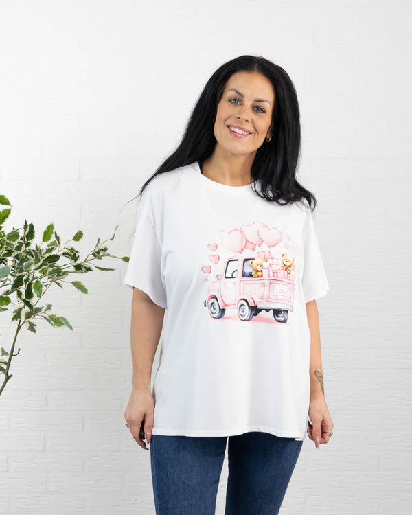 Jayla t-shirt, Lyserød