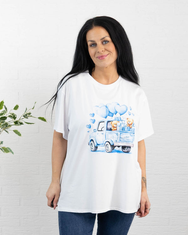 Jayla t-shirt, Lyseblå