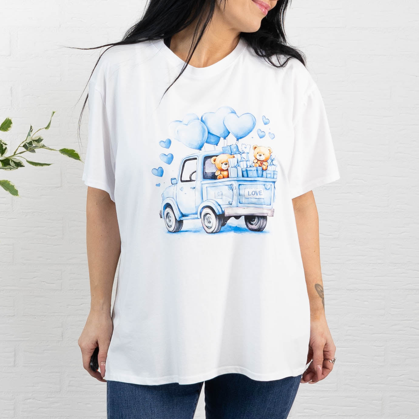 Jayla t-shirt, Lyseblå