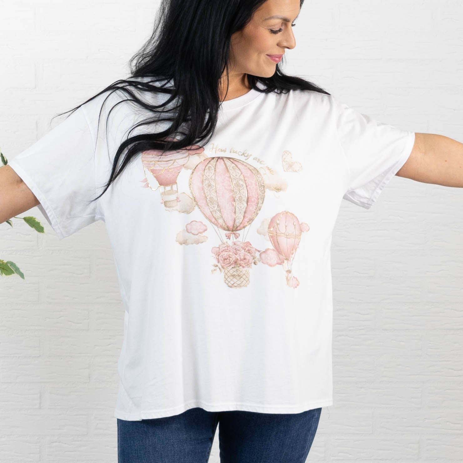 Baloon t-shirt, Lyserød