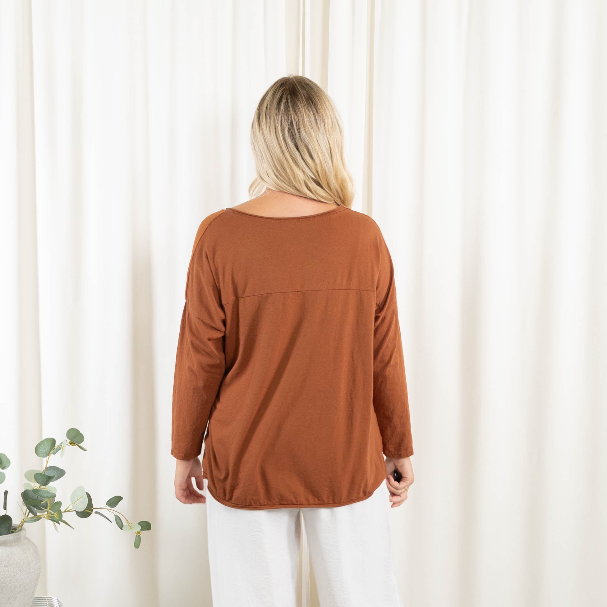 Blake t-shirt, Terracotta