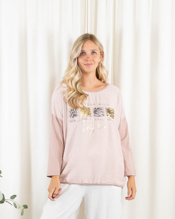 Blake t-shirt, Rosa