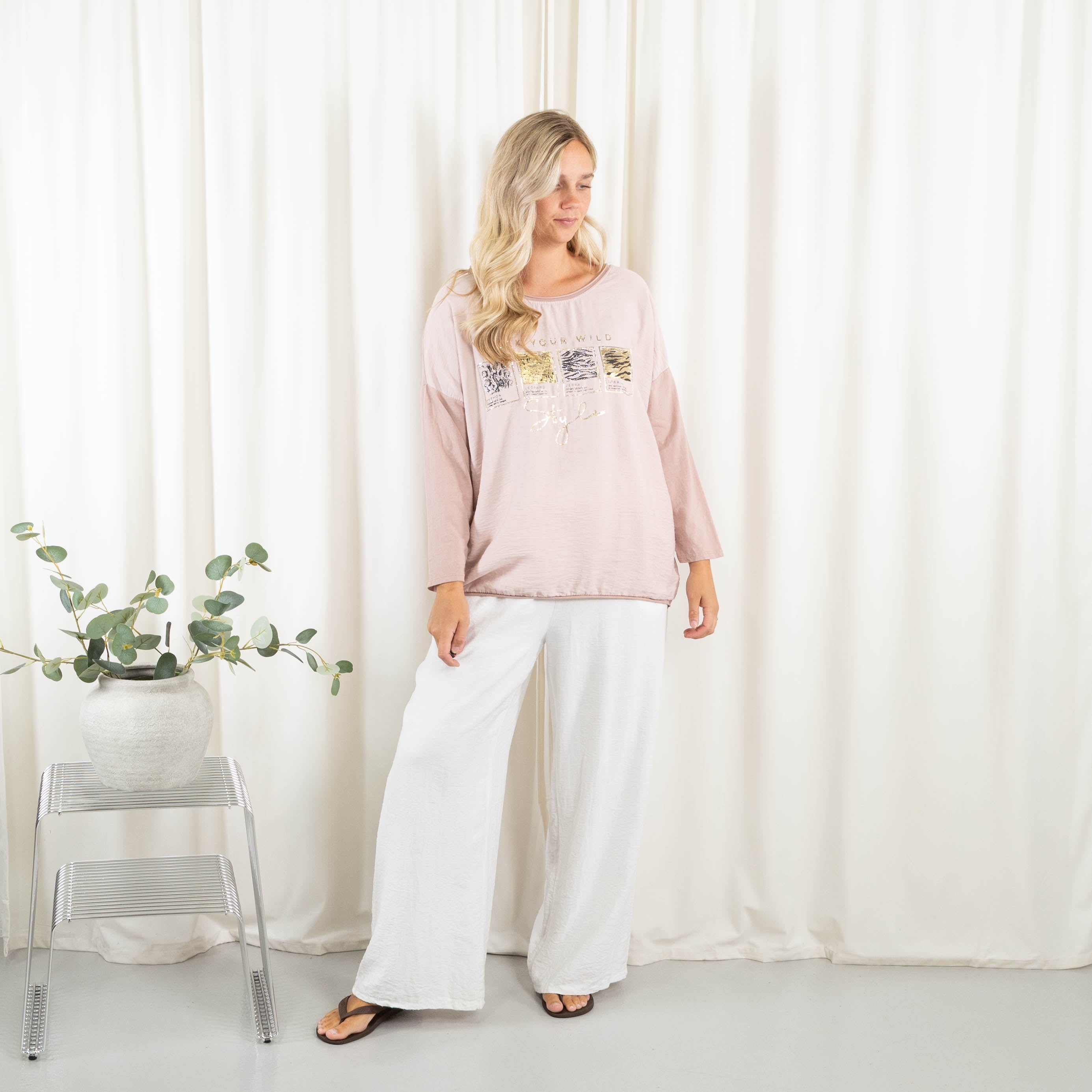Blake t-shirt, Rosa