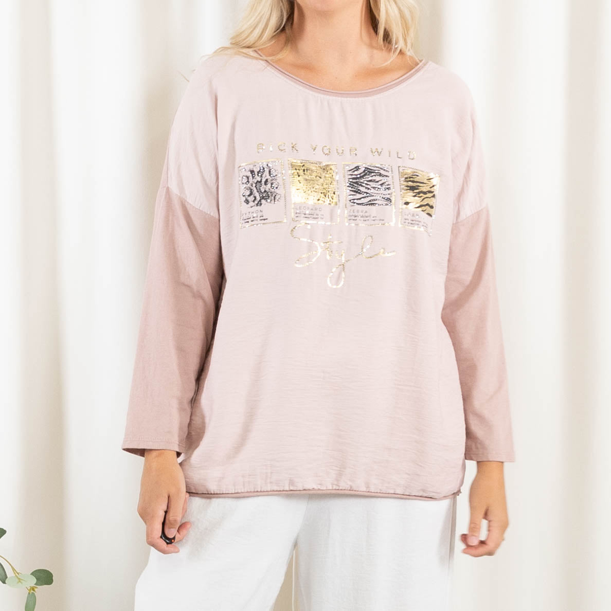 Blake t-shirt, Rosa
