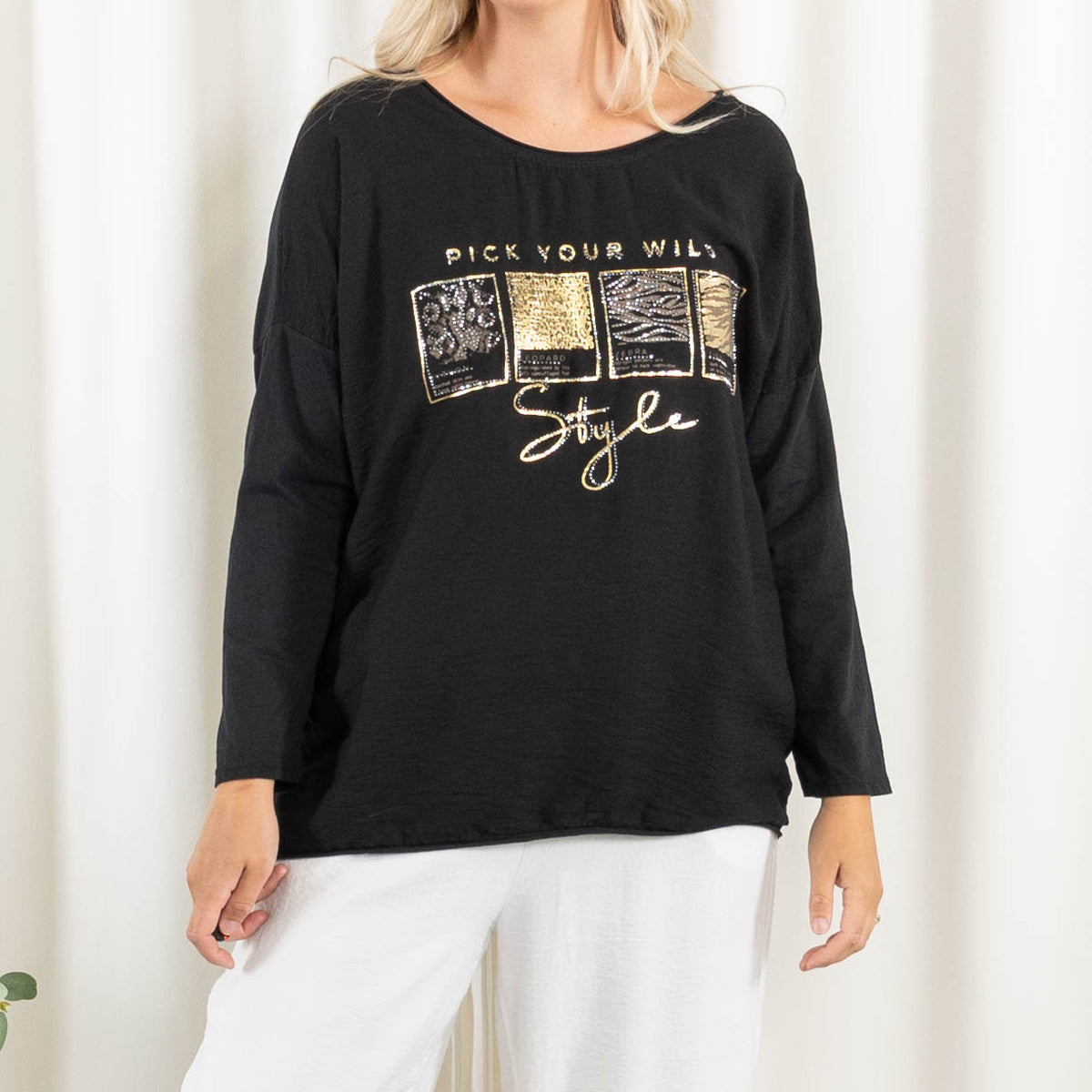 Blake t-shirt, Sort