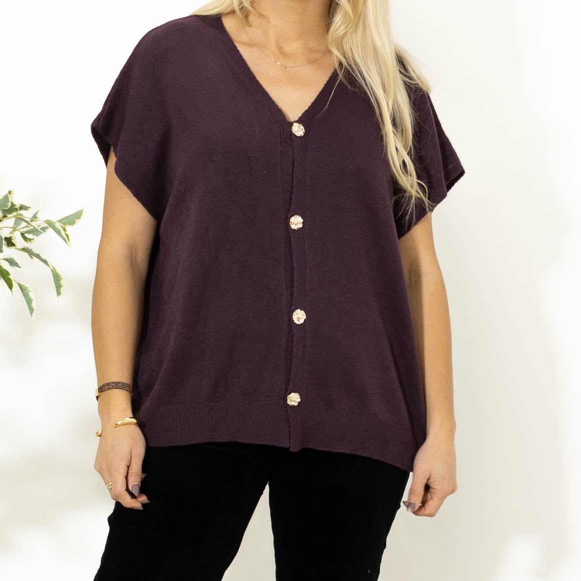 Lene strikvest, Lilla