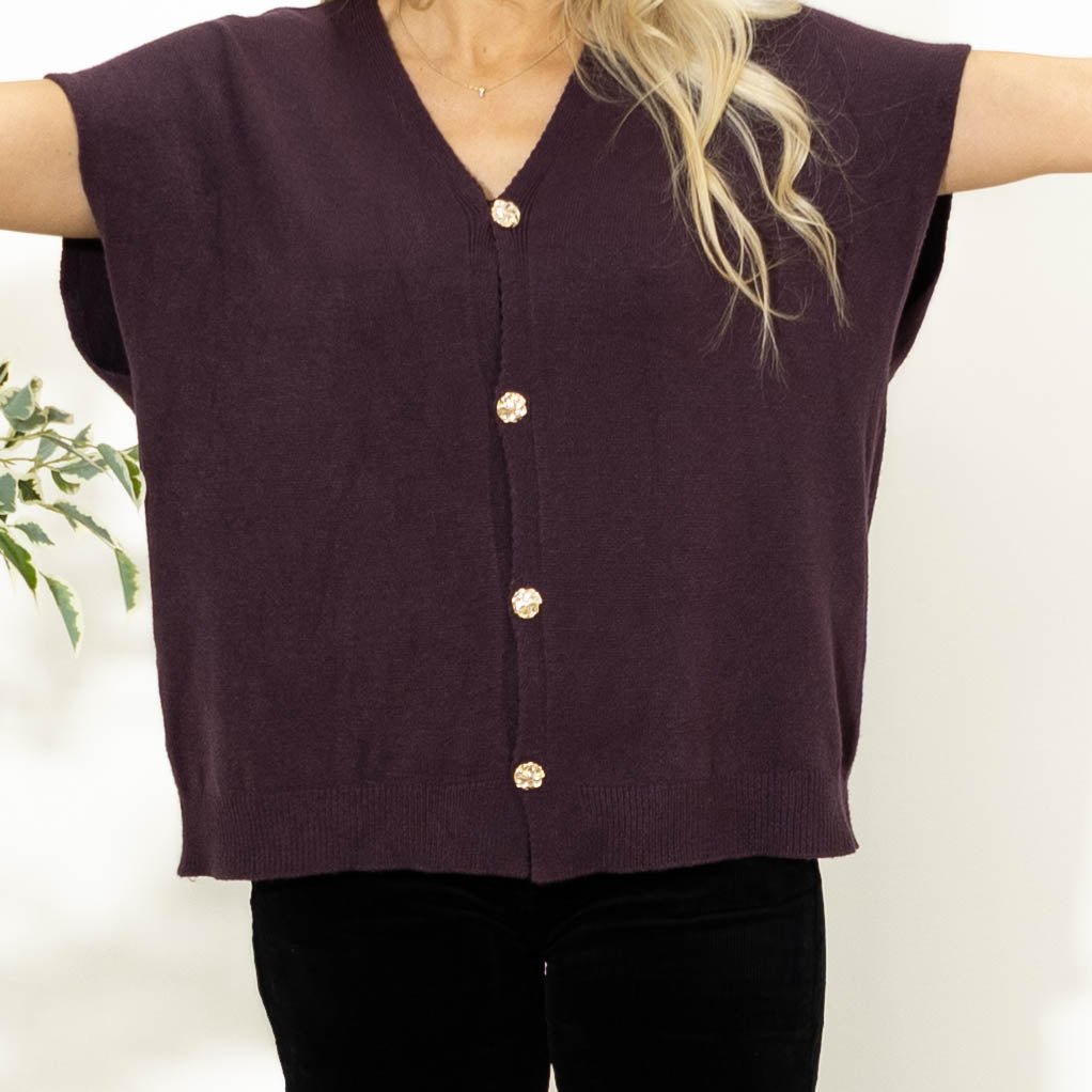 Lene strikvest, Lilla