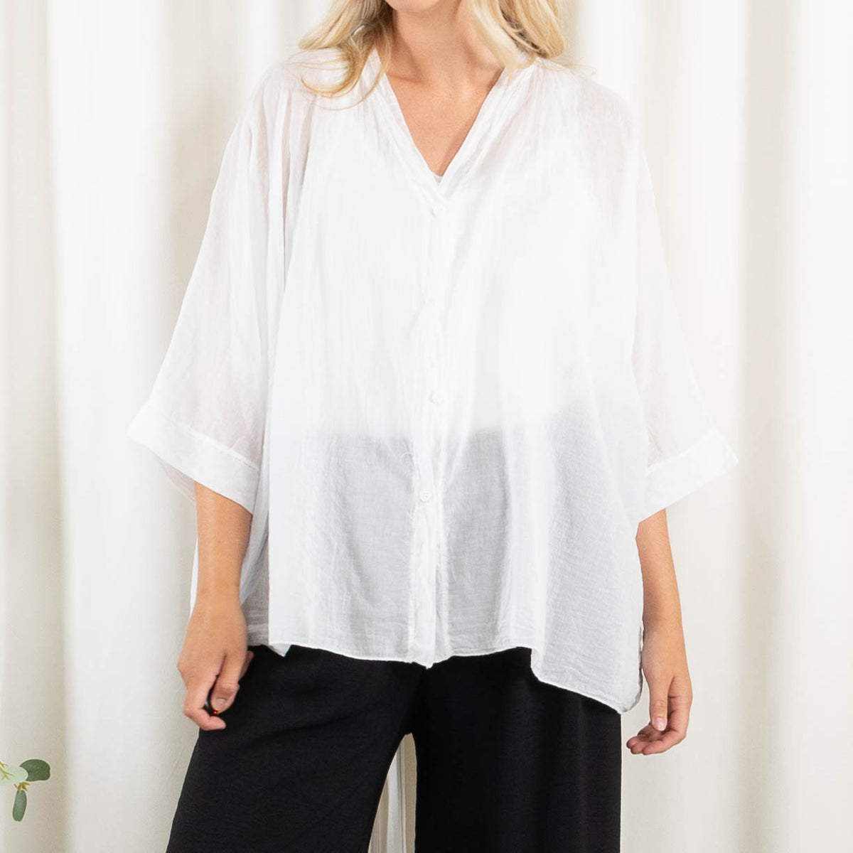 Hazel bluse, Hvid