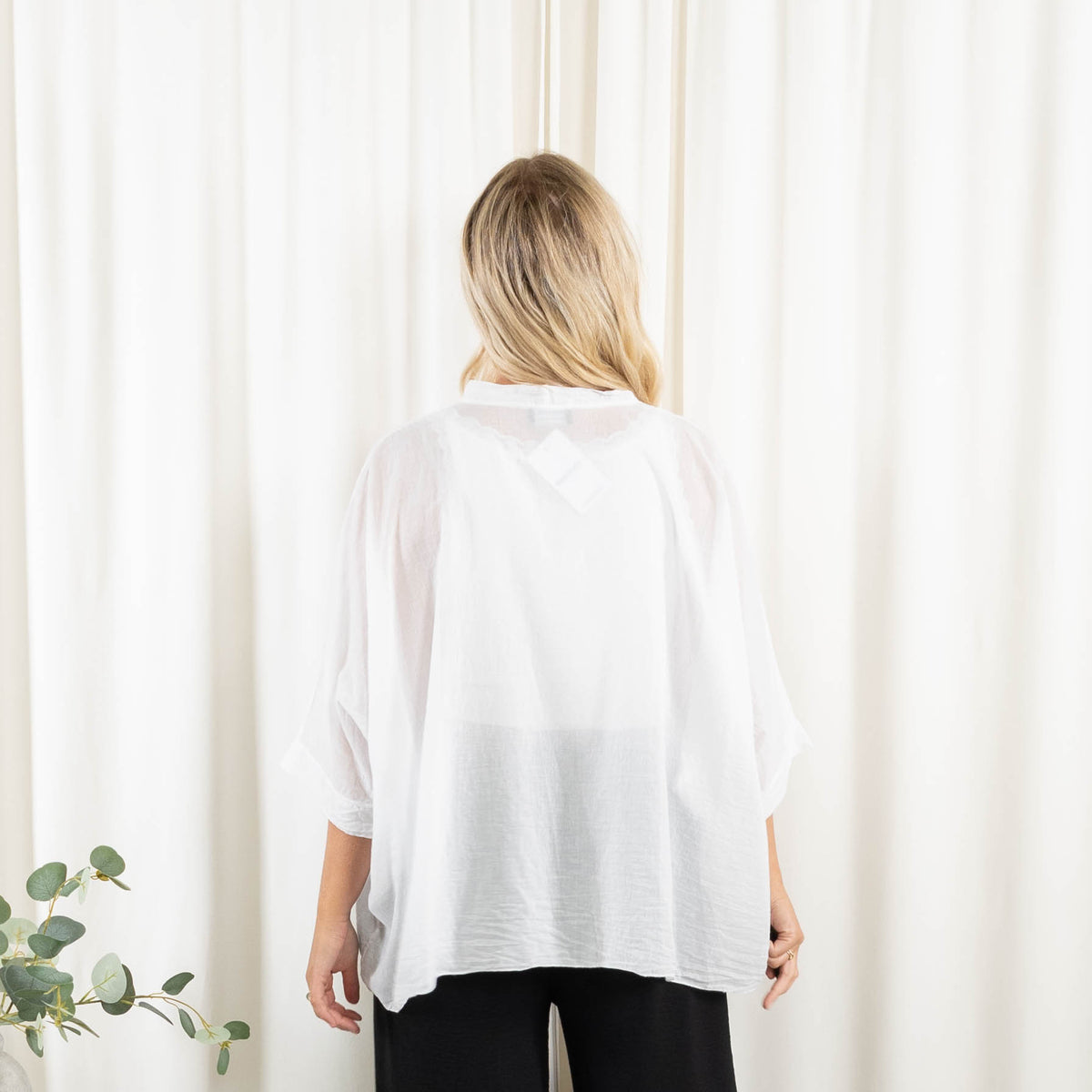 Hazel bluse, Hvid