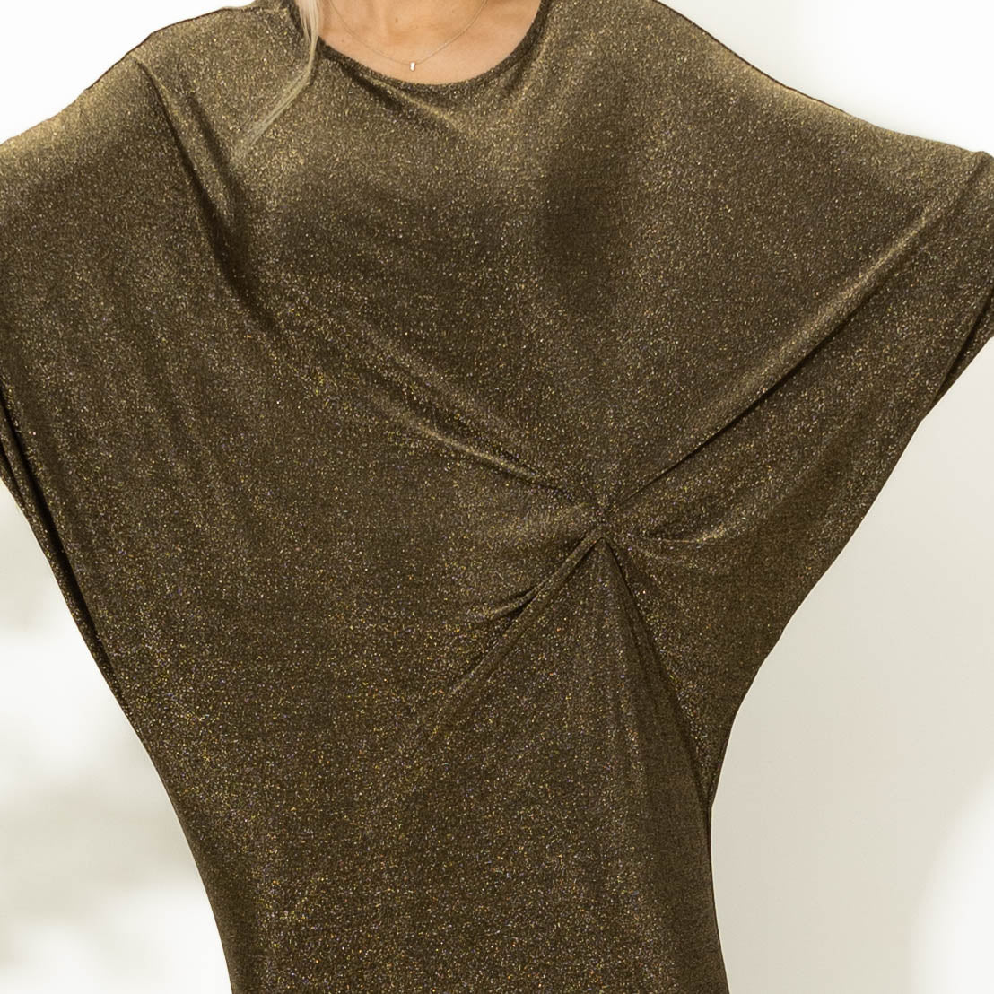 Faith glimmer kjole, Guld