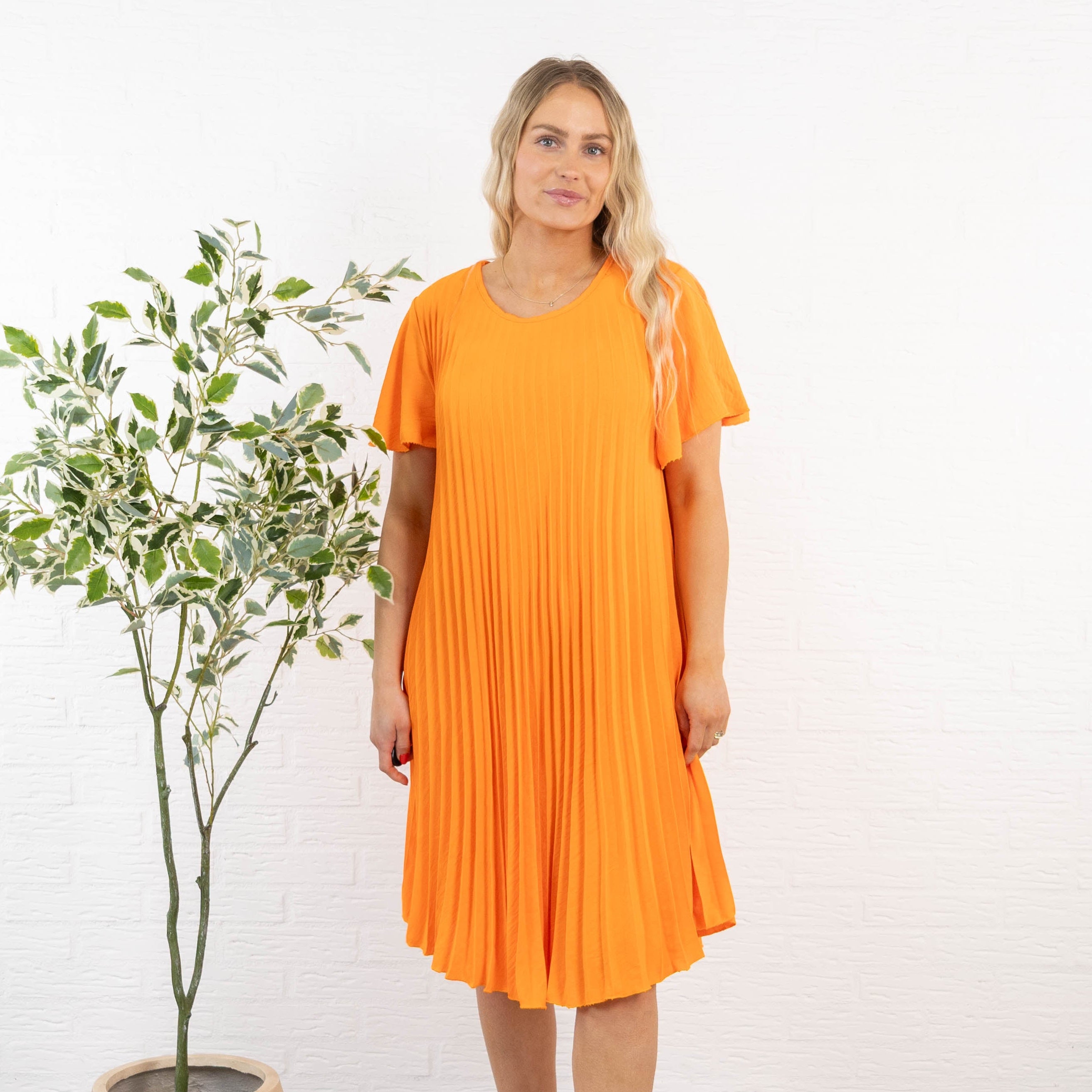 Pernille kjole, Orange