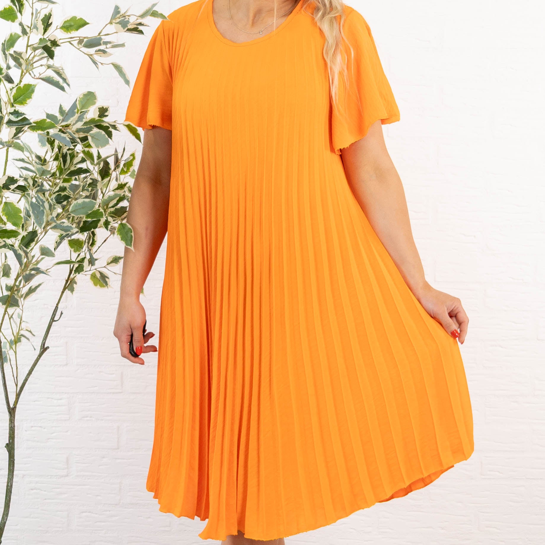 Pernille kjole, Orange
