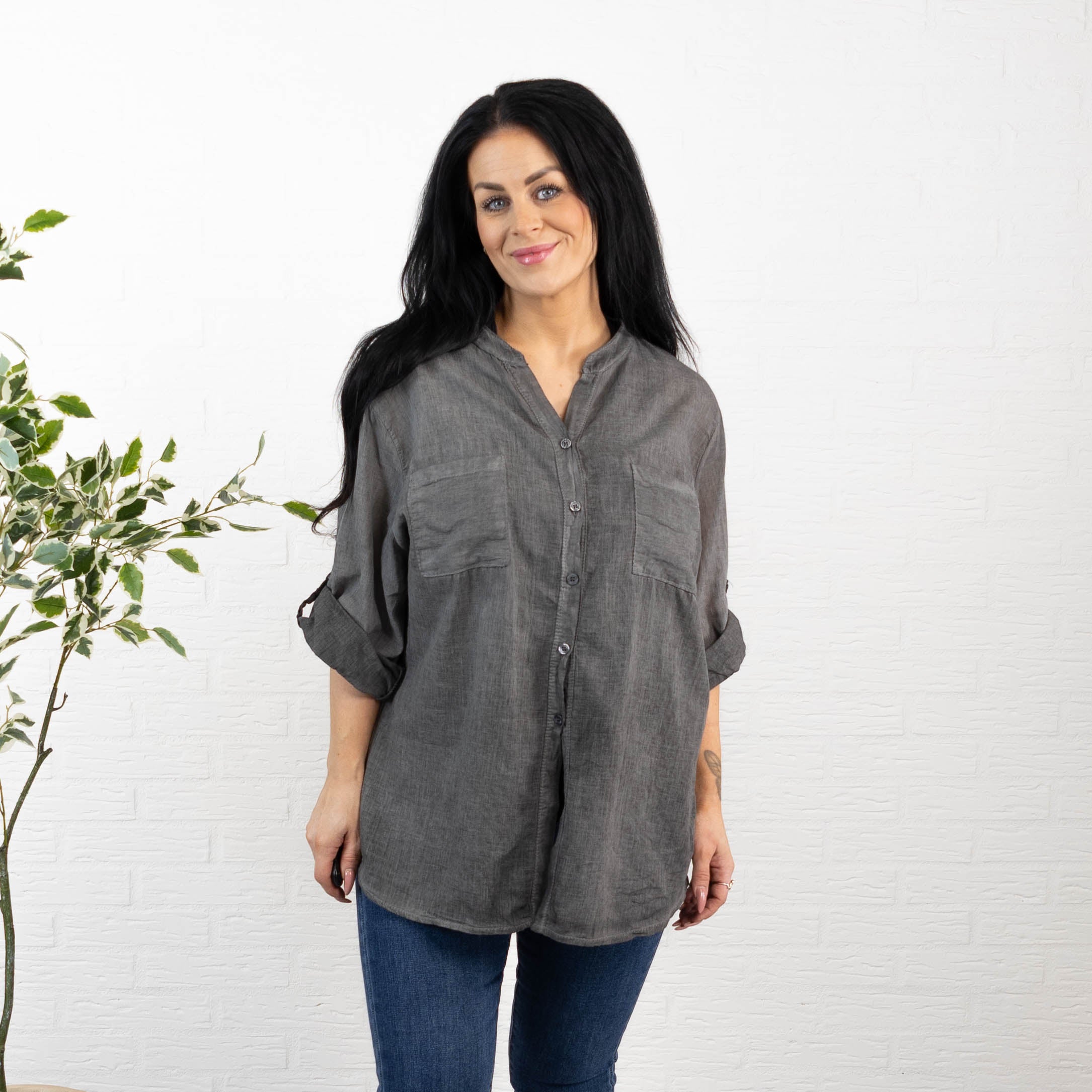 Nebraska skjorte, Grå