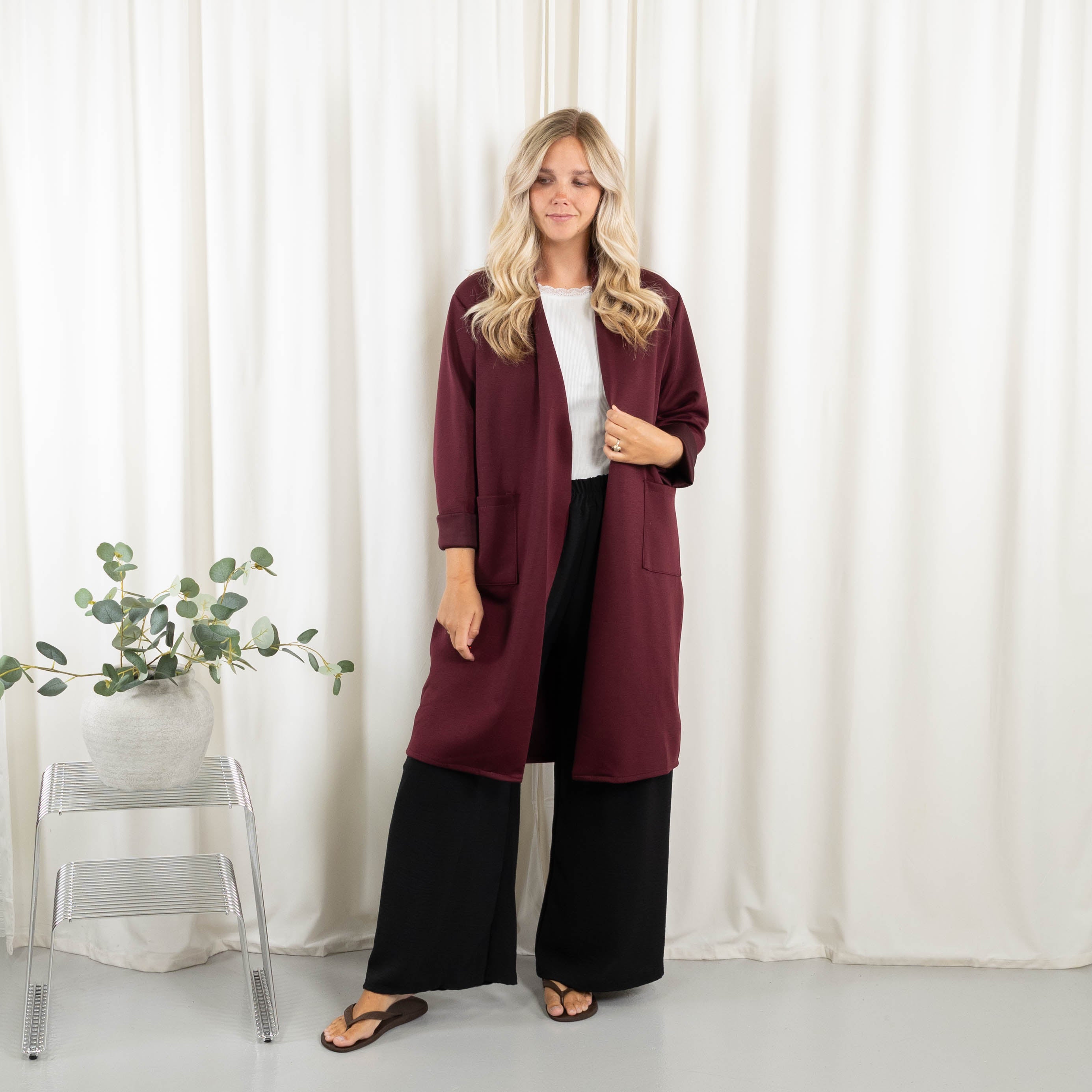 Ginny cardigan, Bordeaux