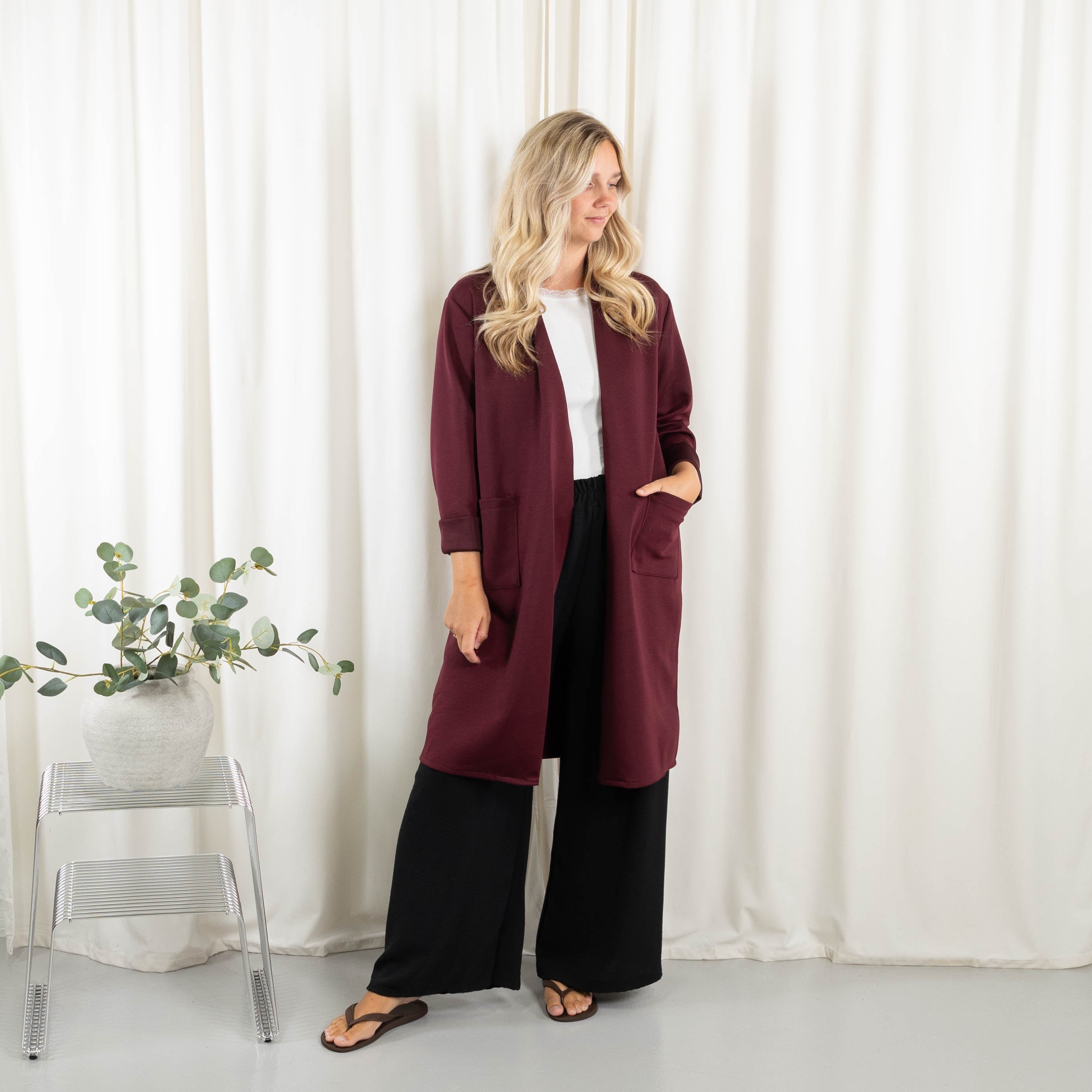 Ginny cardigan, Bordeaux