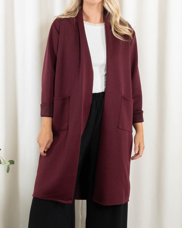 Ginny cardigan, Bordeaux