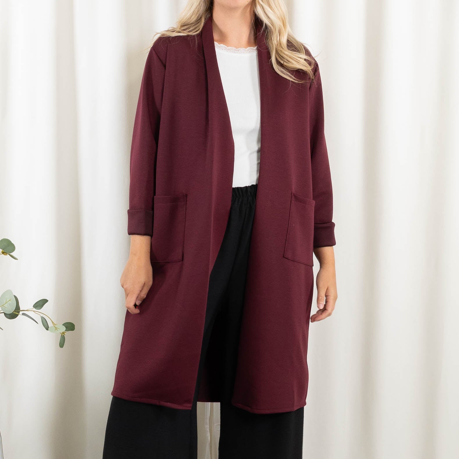 Ginny cardigan, Bordeaux