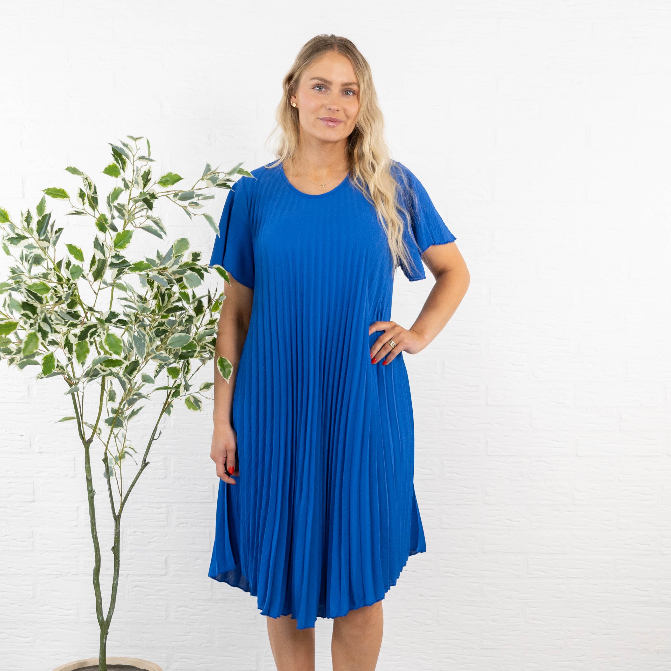 Pernille kjole, Royal blue