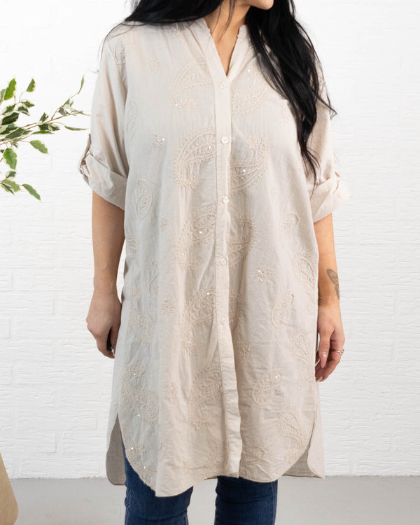 Carolina tunika, Beige