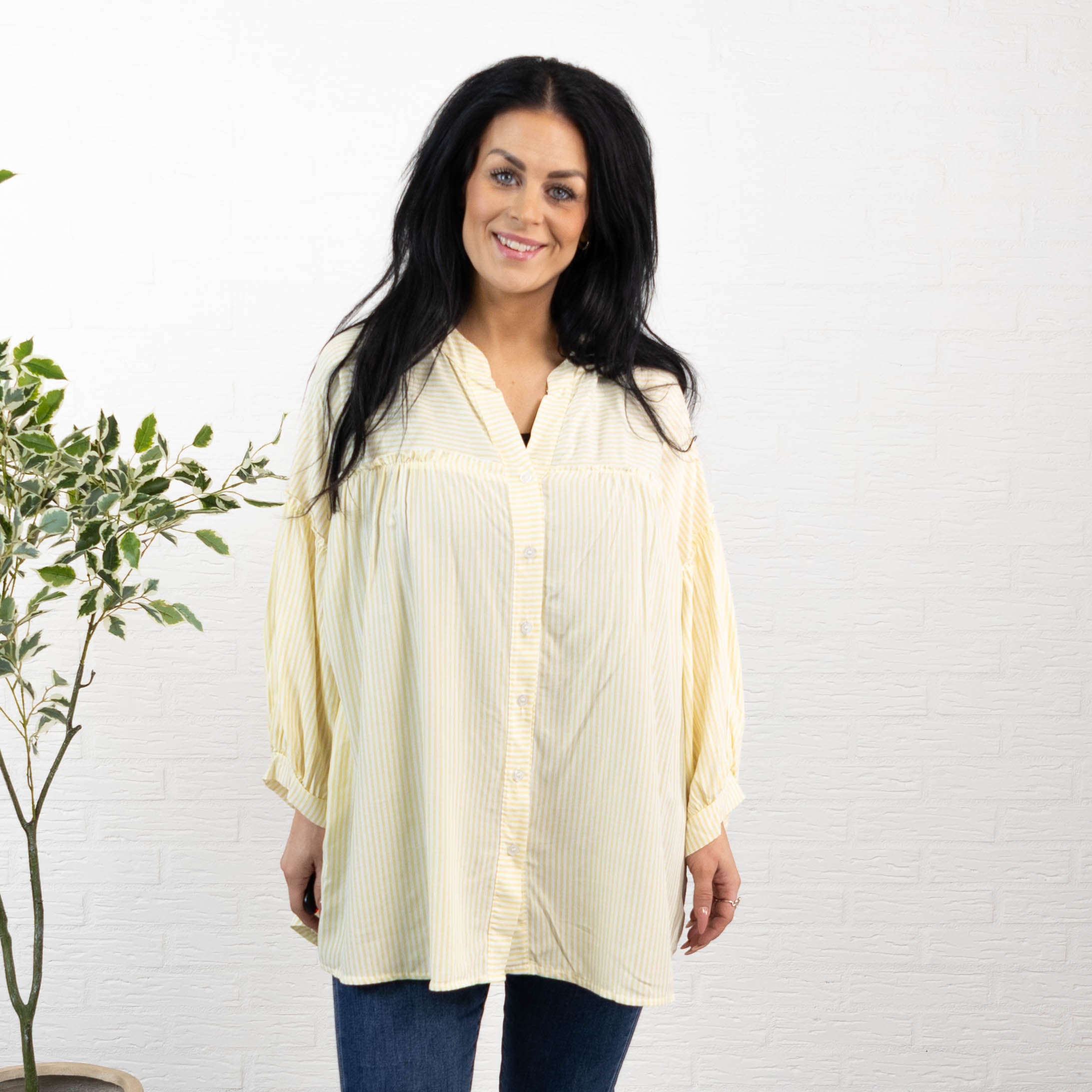 Oklahoma skjorte/tunika, Gul