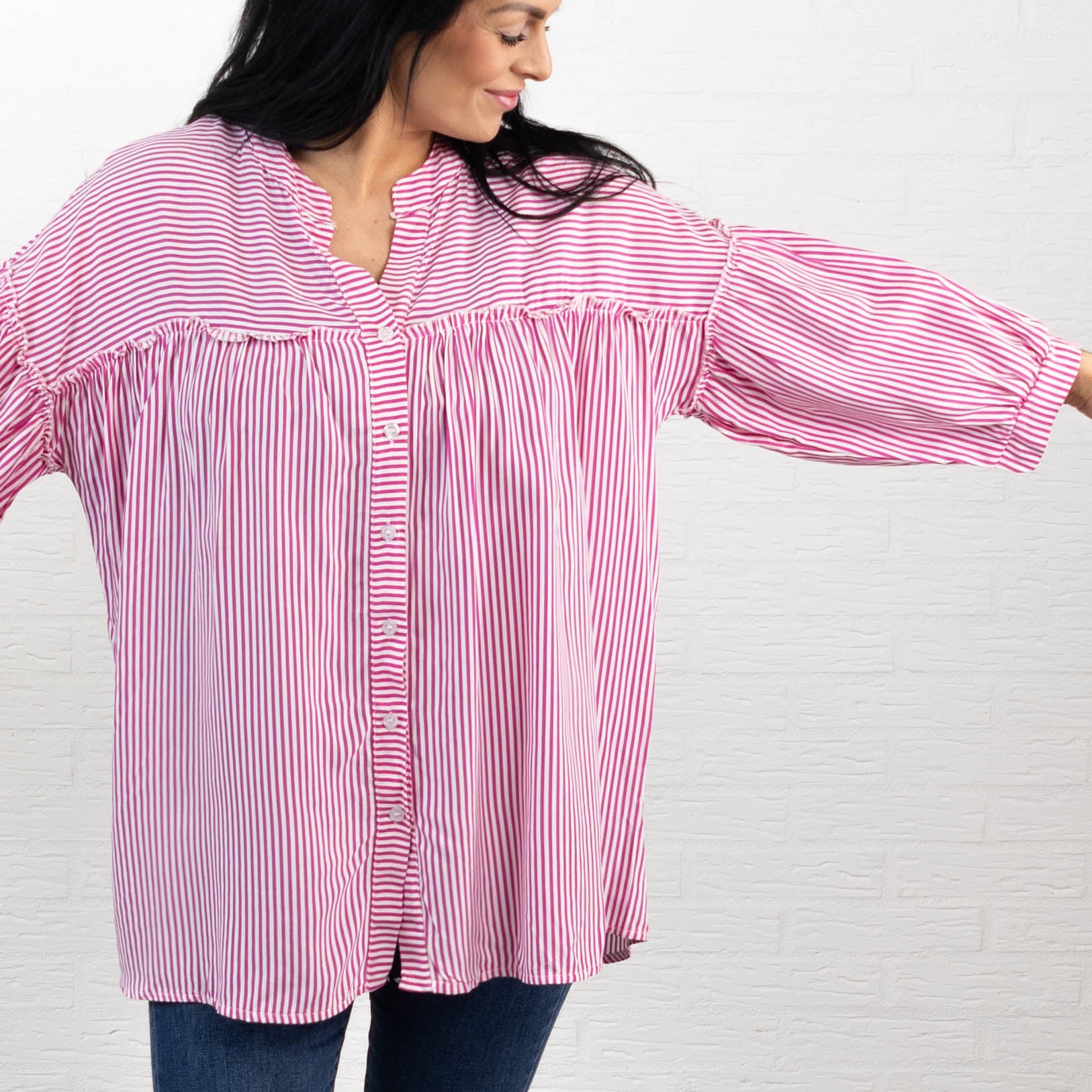 Oklahoma skjorte/tunika, Pink