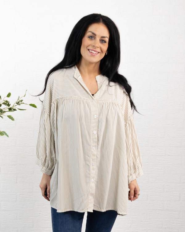 Oklahoma skjorte/tunika, Beige