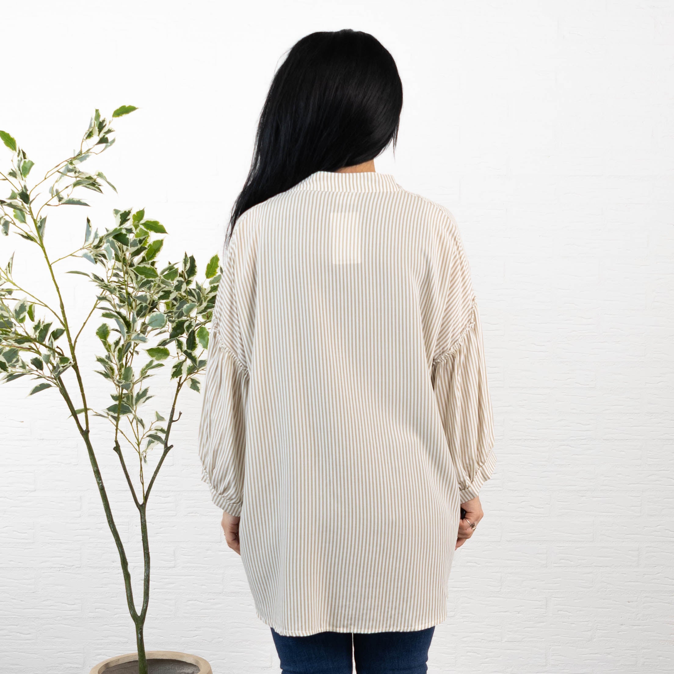 Oklahoma skjorte/tunika, Beige