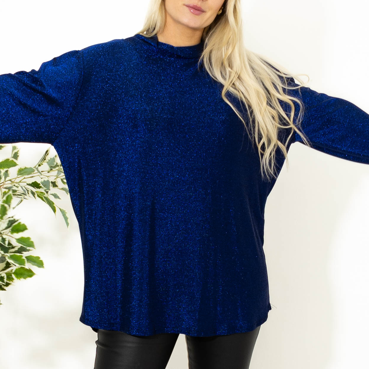 Bebe glimmer overdel, Blå