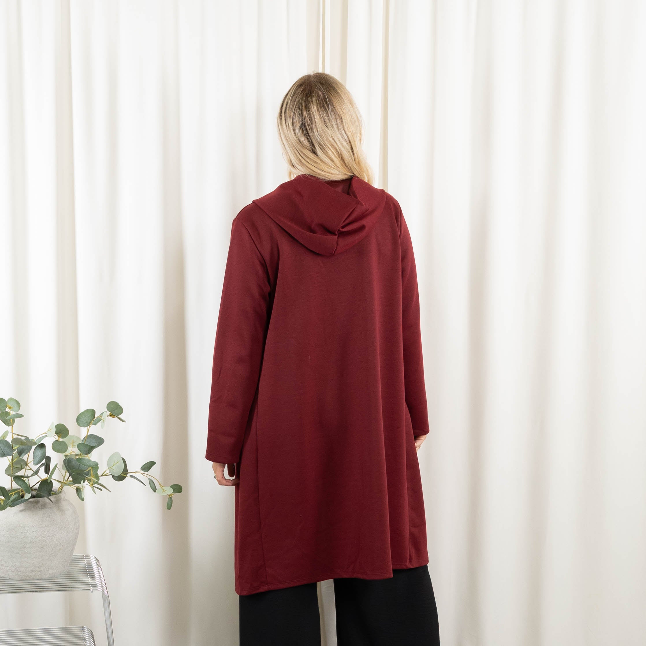 Lexi sweat/cardigan, Bordeaux