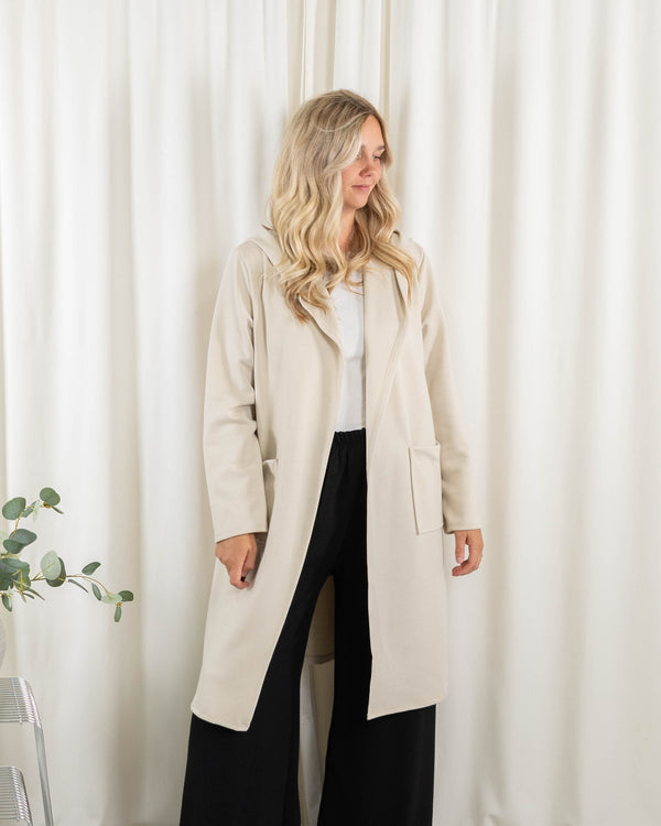 Lexi sweat/cardigan, Beige