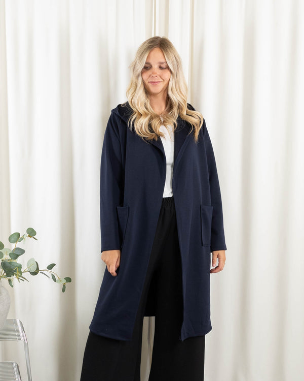 Lexi sweat/cardigan, Navy