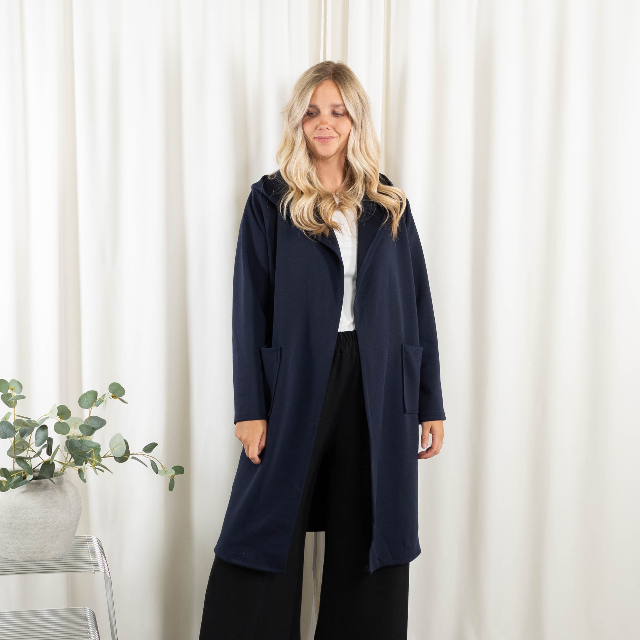 Lexi sweat/cardigan, Navy