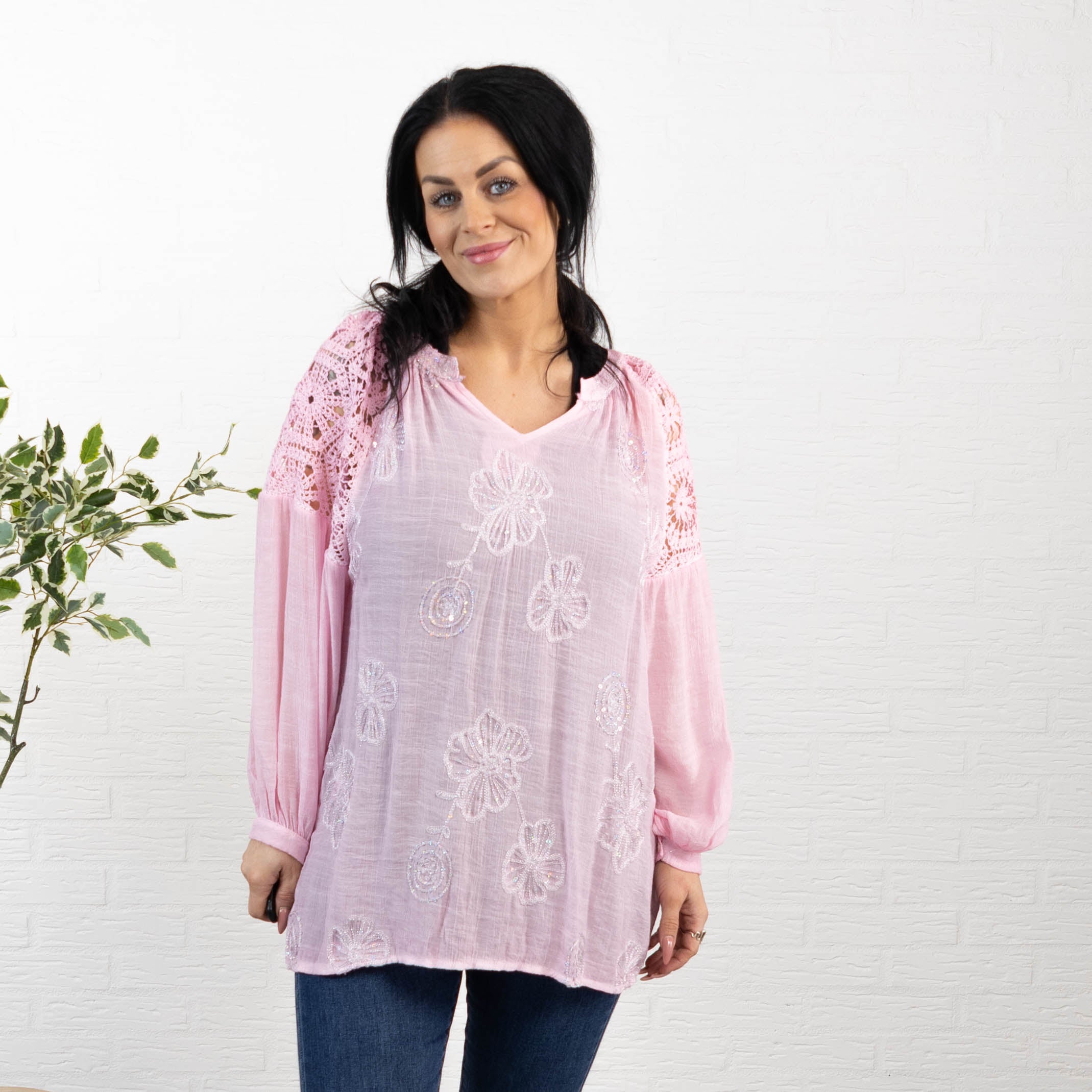 Milano overdel, Lyserød