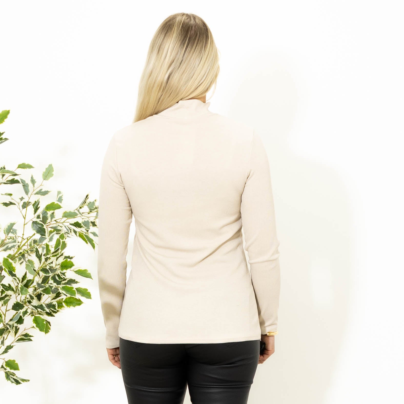Mel turtleneck long sleeve, Beige