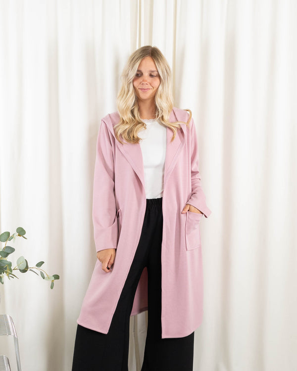 Lexi sweat/cardigan, Rosa