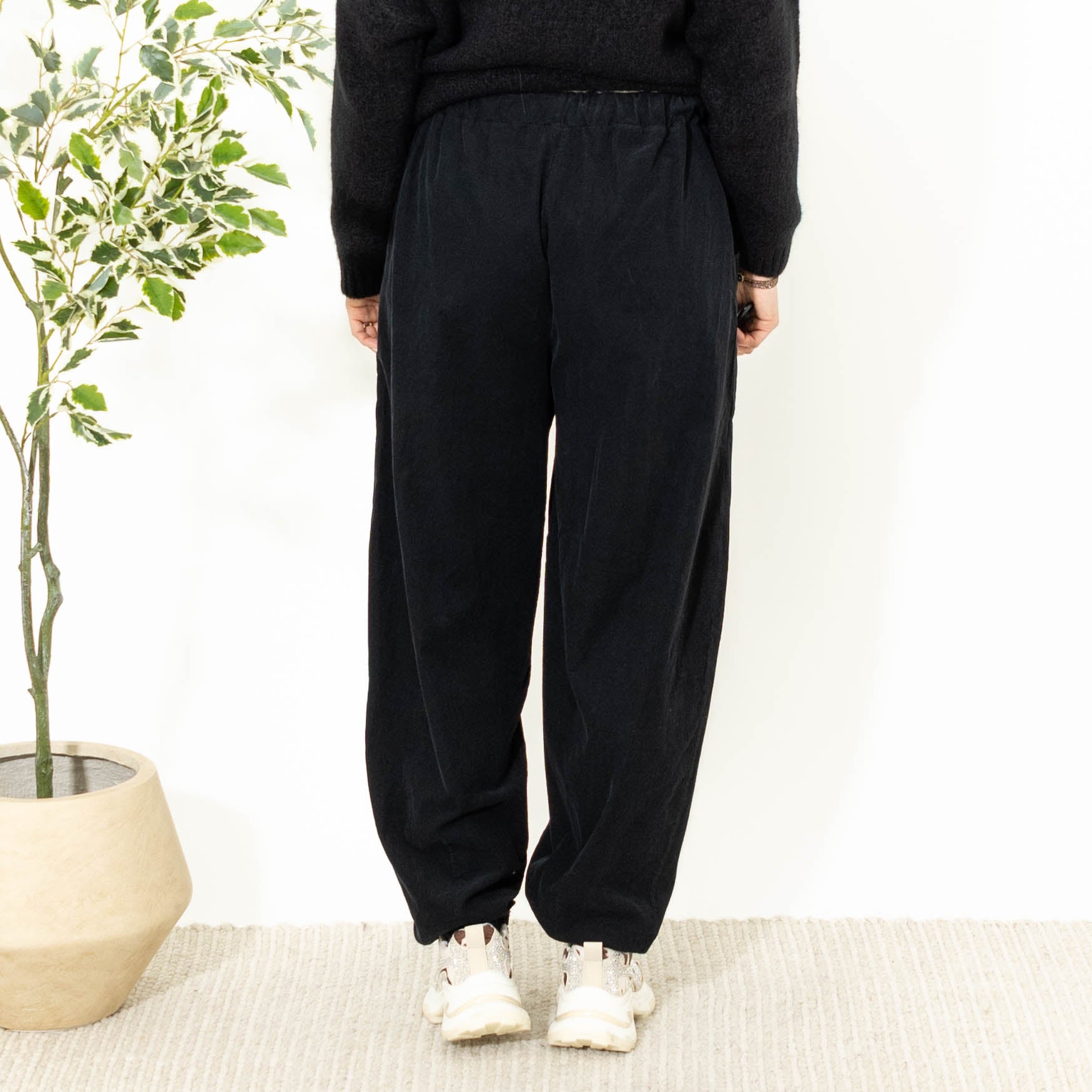 Brenda baggy bukser, Sort