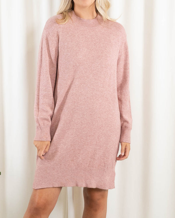Mette strikkjole, Rosa