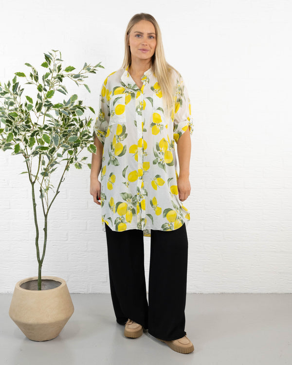 Jeanette skjorte/tunika, Khaki