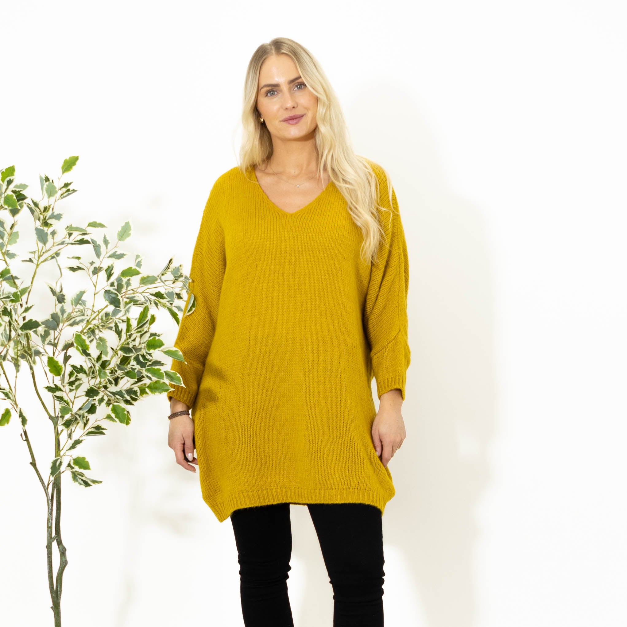 Aster tunikakjole, Sennep