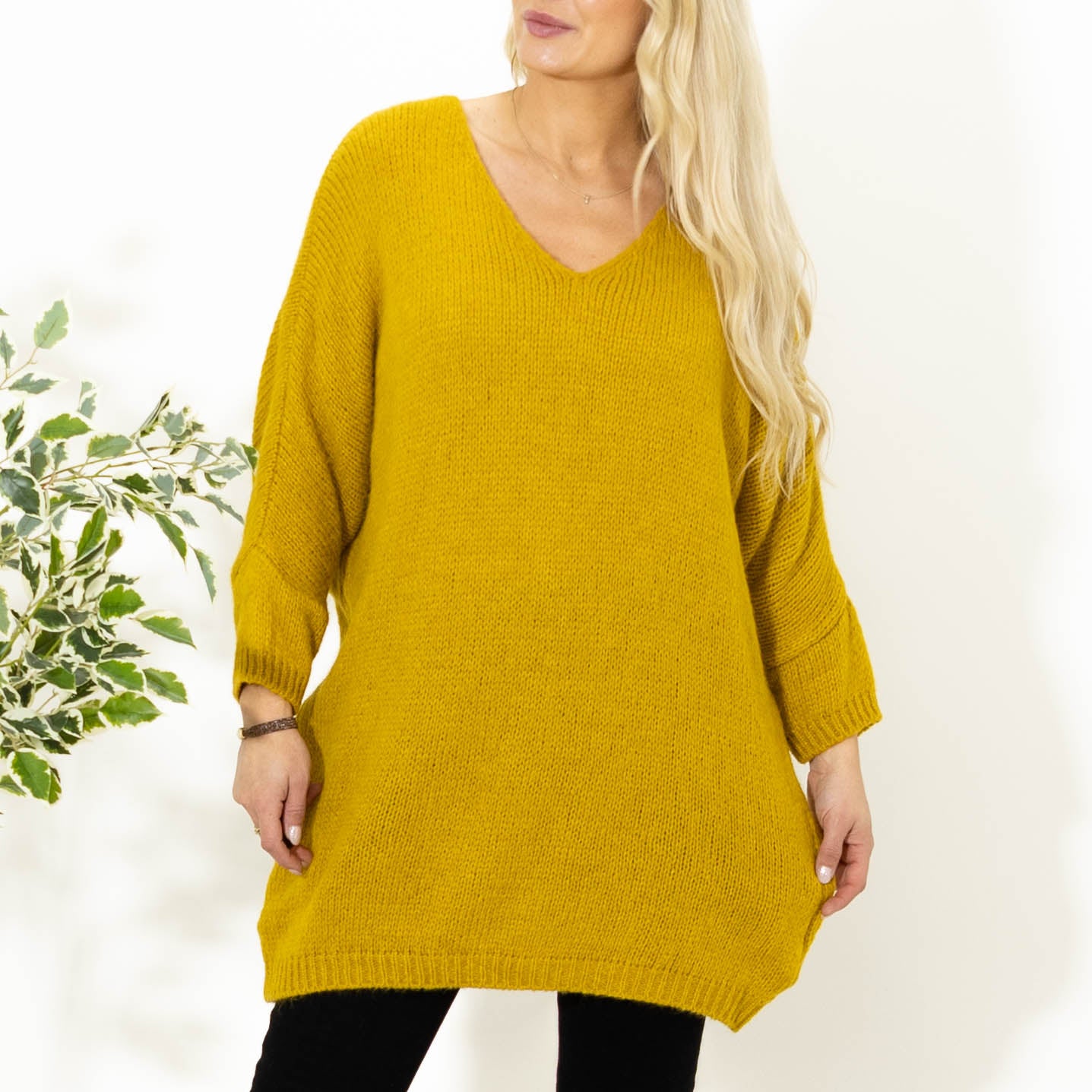 Aster tunikakjole, Sennep