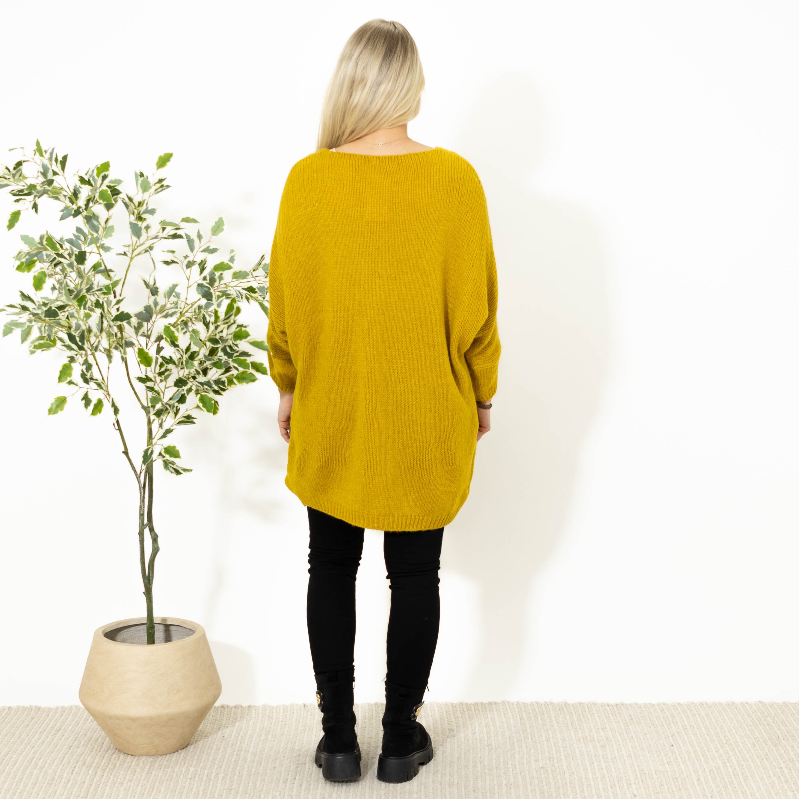 Aster tunikakjole, Sennep